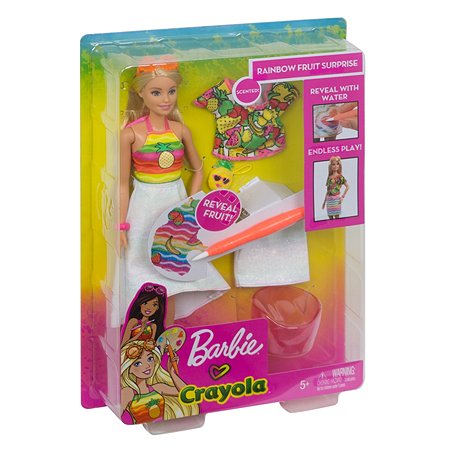 Кукла Barbie Крайола Радужный фруктовый сюрприз 1 GBK18 - фото 3