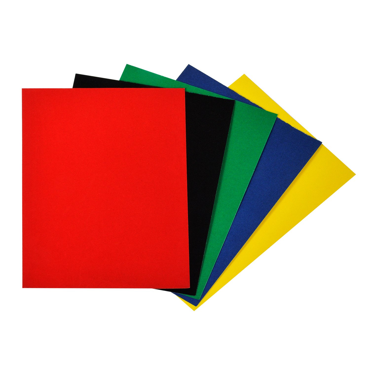 Цветная бумага А4 Каляка-Маляка самоклеющаяся, бархатная 5 цветов 5 .