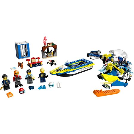 Конструктор LEGO City Water Police Detective Missions 60355 - фото 2