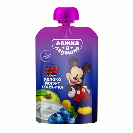 Пюре Disney Микки Маус и друзья яблоко-голубика-йогурт 100г с 9месяцев в ассортименте - фото 8
