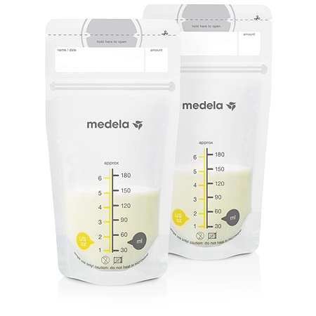 Пакеты для хранения грудного молока Medela одноразовые 50шт 008.0413 - фото 4