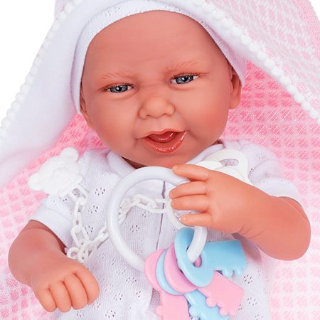 Кукла-пупс Antonio Juan Луиза в розовом 42 см виниловая - фото 3