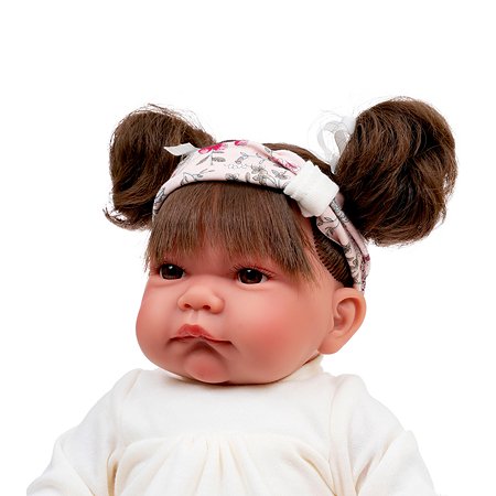 Кукла младенец Antonio Juan Сильвия в розовом 40 см мягконабивная - фото 5