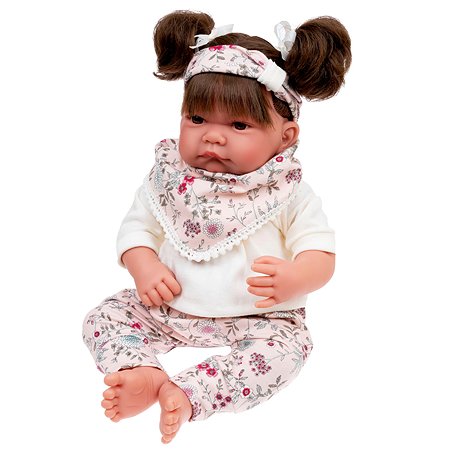 Кукла младенец Antonio Juan Сильвия в розовом 40 см мягконабивная - фото 6