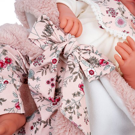 Кукла младенец Antonio Juan Сильвия в розовом 40 см мягконабивная - фото 8