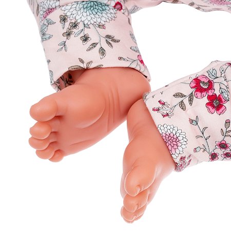 Кукла младенец Antonio Juan Сильвия в розовом 40 см мягконабивная - фото 9