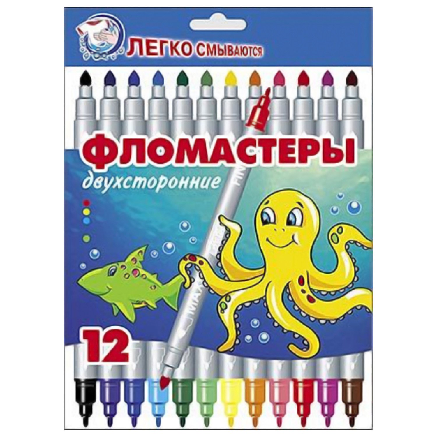 12 фломастеров