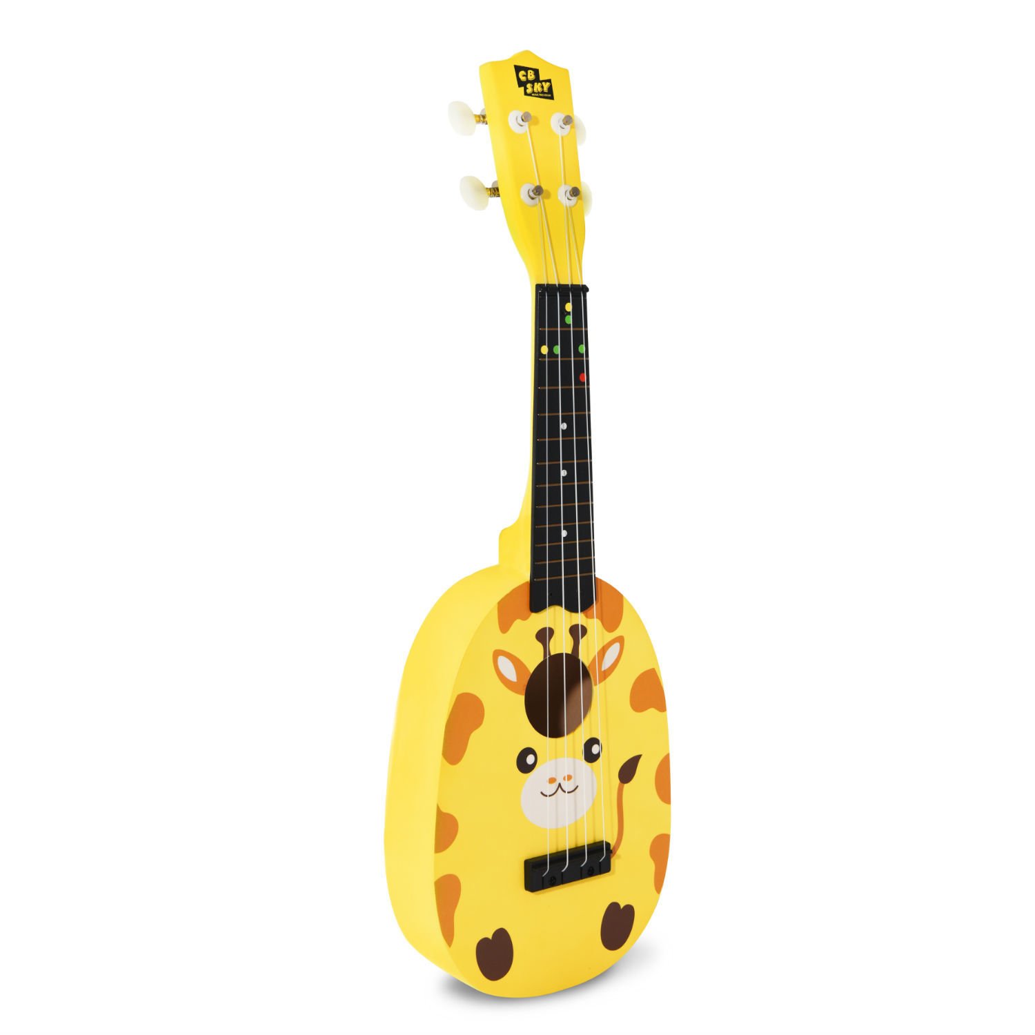Гитара гавайская Ocie укулеле 54 см 4 струны Желтая - фото 1