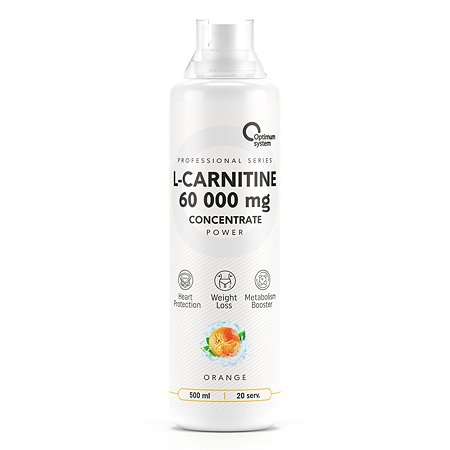 Сироп Optimum System Л-Карнитин апельсин 500мл - фото 1