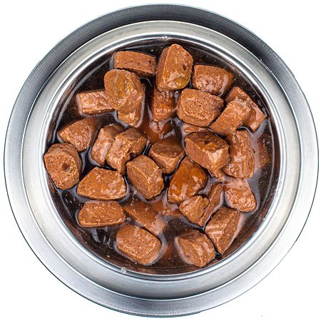 Корм для собак Мнямс Красивая шерсть для всех пород кусочки в соусе с ягненком консервированный 400г - фото 4