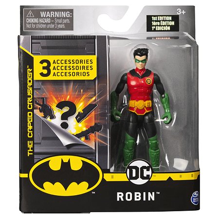 Фигурка Batman Робин в непрозрачной упаковке (Сюрприз) 6056746 - фото 1