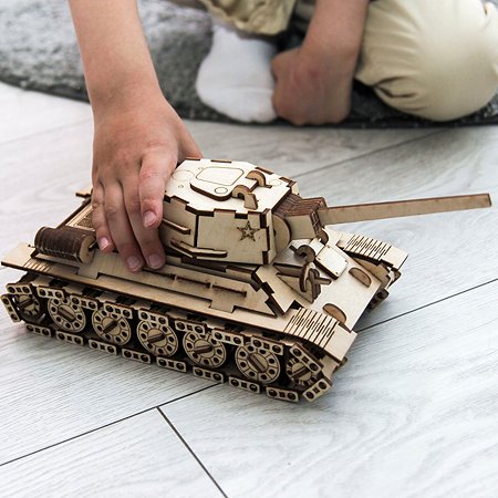 Сборная модель ГРАТ Деревянный Танк Т-34-76 - фото 6
