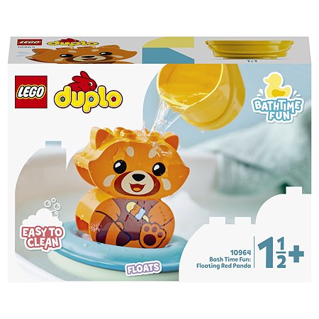 Конструктор LEGO DUPLO My First Приключения в ванной Красная панда на плоту 10964 - фото 2