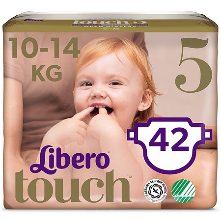 Подгузники Libero Touch 5 10-14кг 42шт