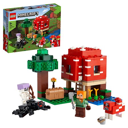 Конструктор LEGO Minecraft Грибной дом 21179 - фото 1
