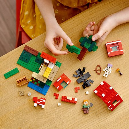 Конструктор LEGO Minecraft Грибной дом 21179 - фото 9