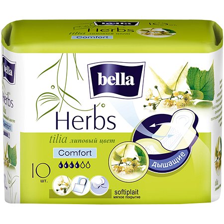 Прокладки гигиенические Bella Herbs Comfort Tilia 10шт