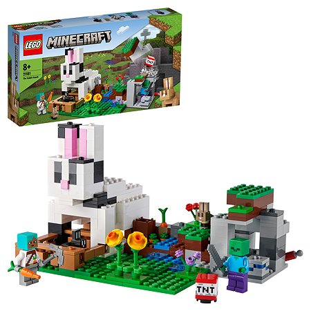 Конструктор LEGO Minecraft Кроличье ранчо 21181 - фото 1