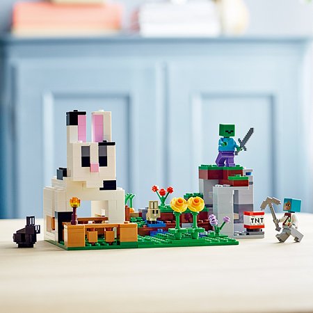 Конструктор LEGO Minecraft Кроличье ранчо 21181 - фото 8