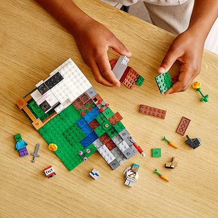 Конструктор LEGO Minecraft Кроличье ранчо 21181 - фото 9