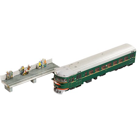 Сборная модель Умная бумага Железная дорога Головной вагон электропоезда ЭР-2 614