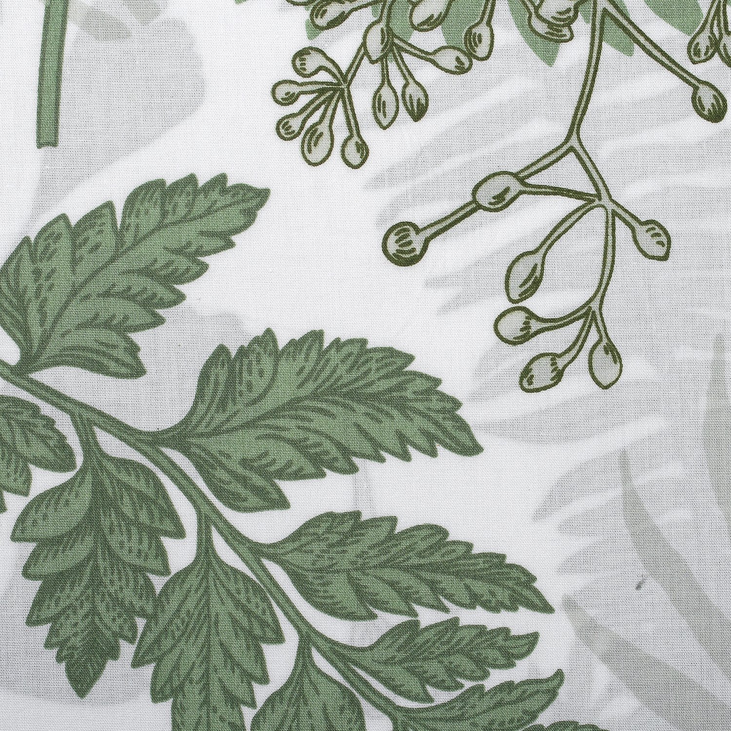 Подушка для беременных Amarobaby Mild design edition Зеленые листья U-образная Белый-Зеленый - фото 3