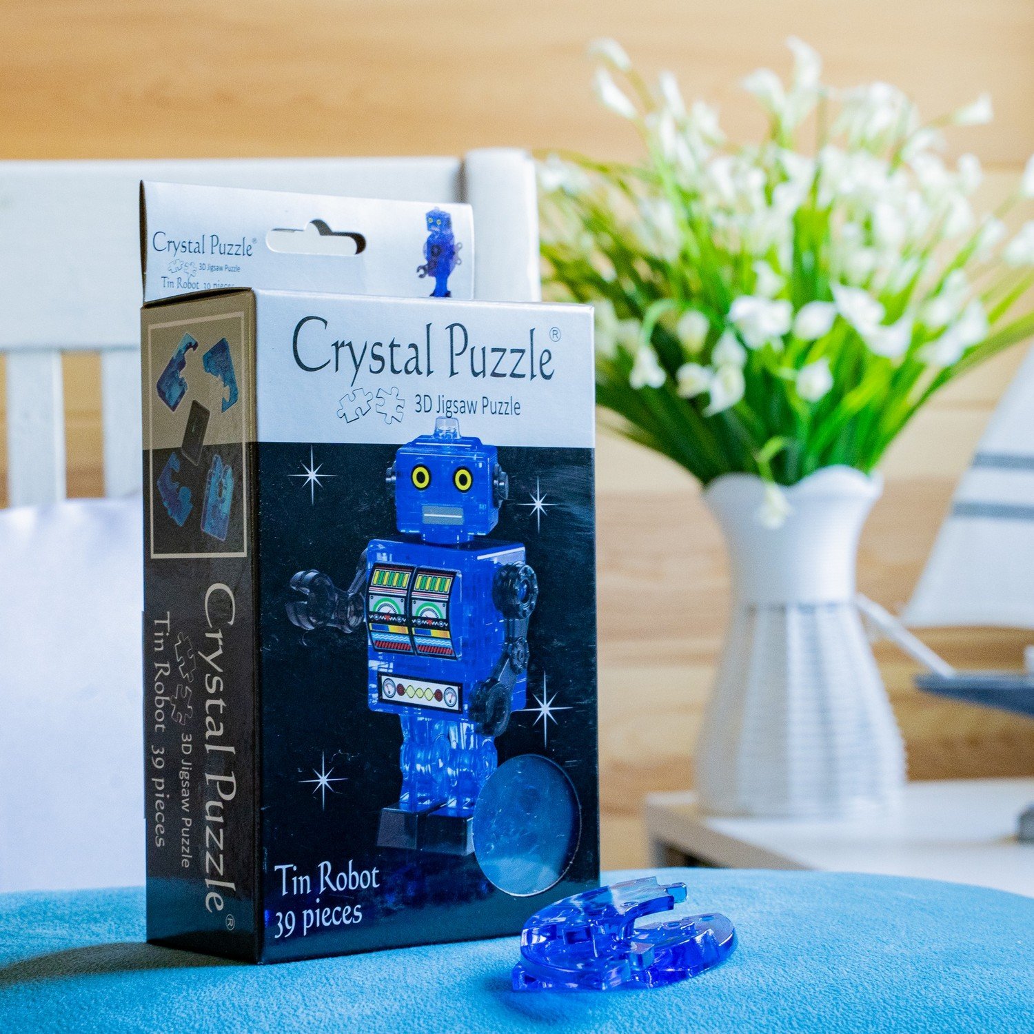 3D-пазл Crystal Puzzle Робот cиний Crystal Puzzle - фото 2.