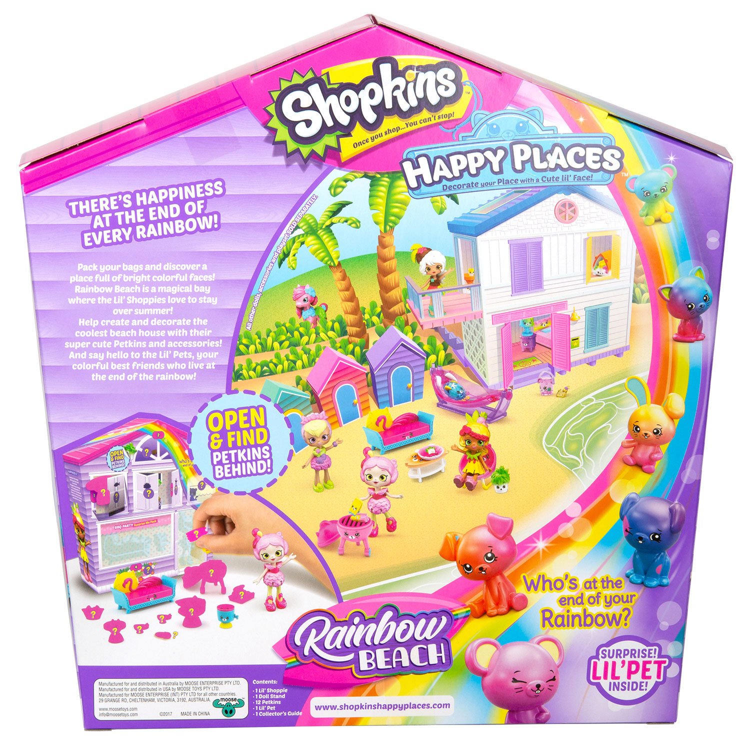 shopkins happy places rainbow beach beach house
