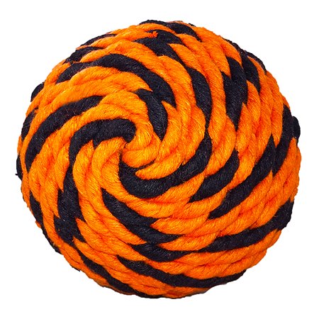 Мяч для собак Doglike Броник большой Оранжево-черный D-5324