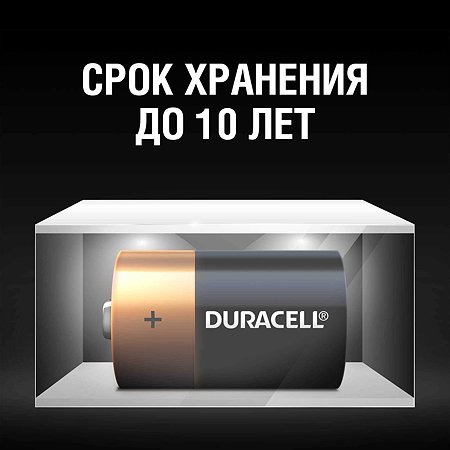Батарейки Duracell Basic D/LR20 2шт - фото 5