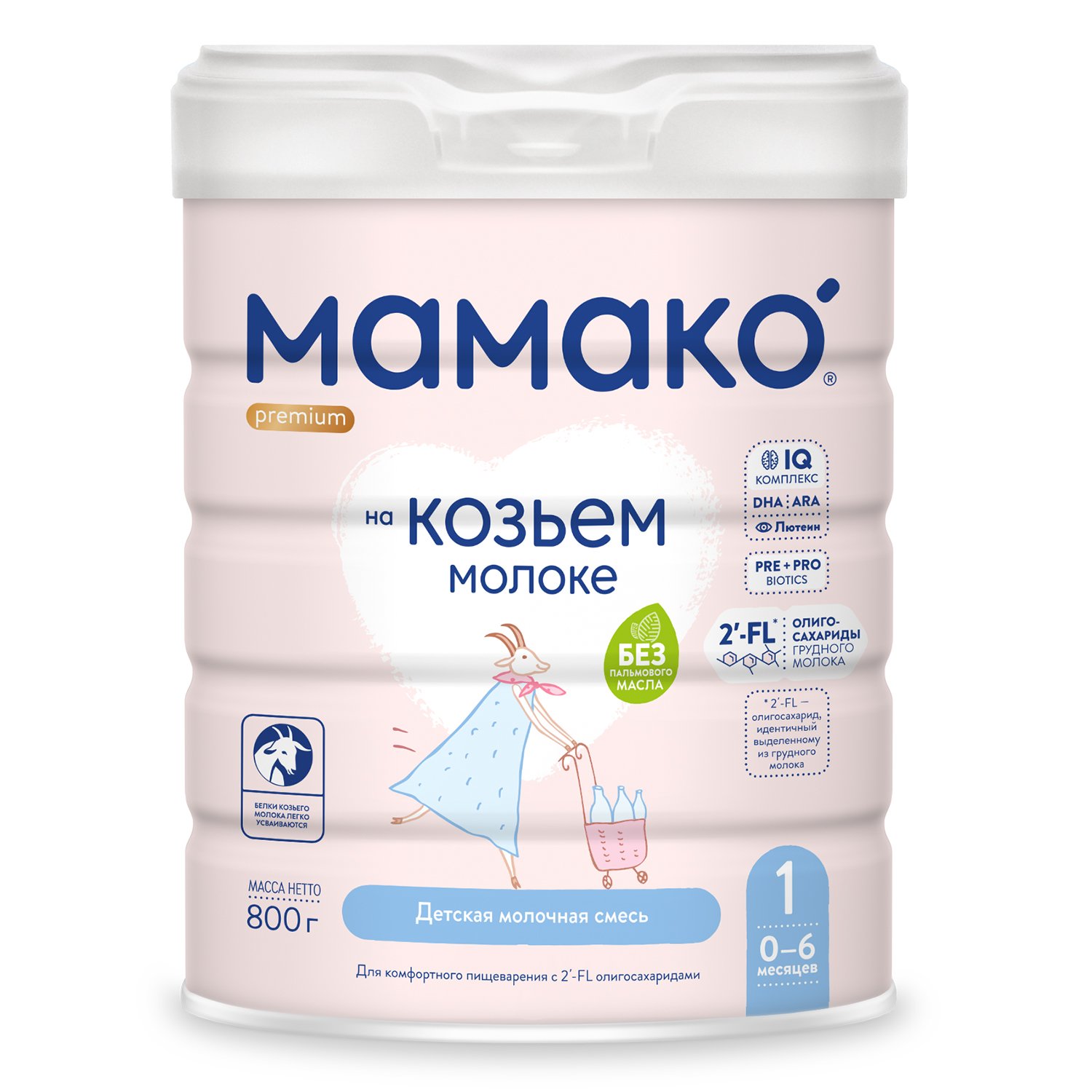 Смесь Мамако 1 Premium на козьем молоке 800г с 0месяцев - фото 1