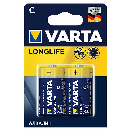 Батарейки Varta C 4114113412 - фото 1