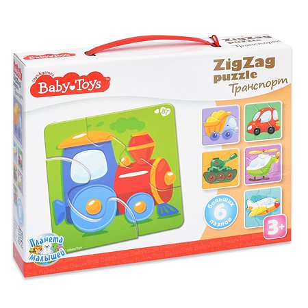 Пазл Десятое королевство Baby toys Транспорт Зигзаг 02502