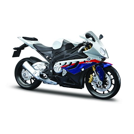 Мотоцикл MAISTO 1:12 Bmw S 1000 Rr Белый-Голубой 20-10042