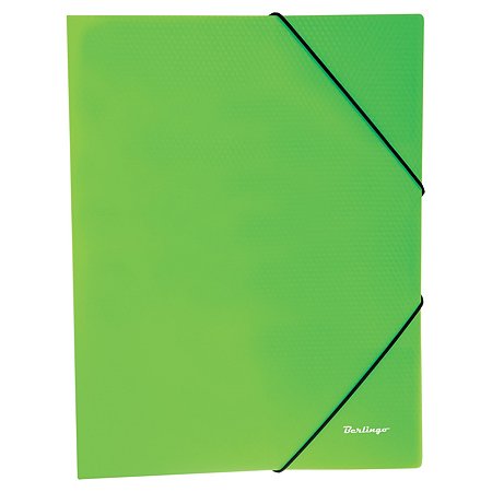 Папка на резинке BERLINGO Neon А4 Неоновая Зеленая ANp_01802