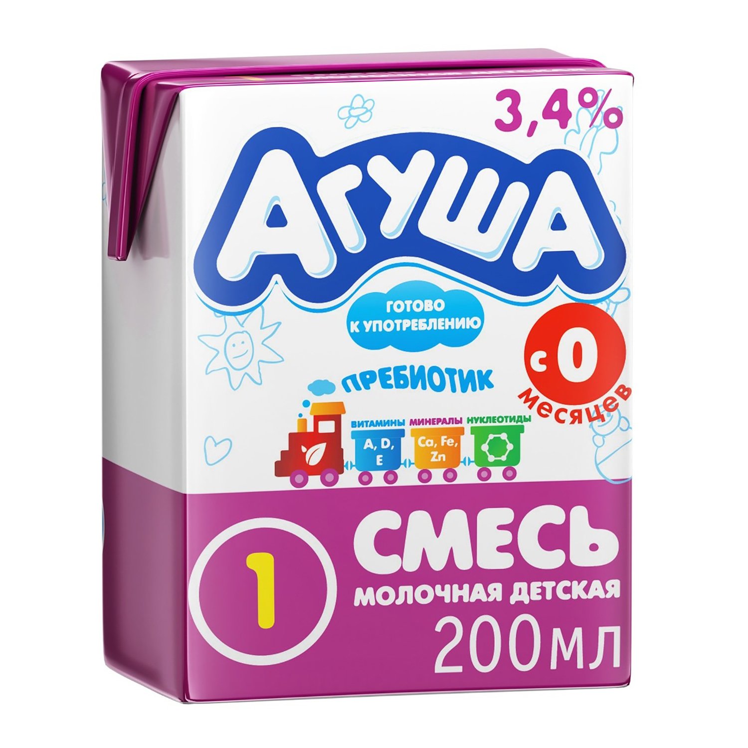 Готовая смесь. Смесь Агуша 1 (с 0 месяцев) 200 мл. Агуша молочная смесь 1. Молочная смесь Агуша с 0 месяцев. Агуша смесь молочная детская с 0.