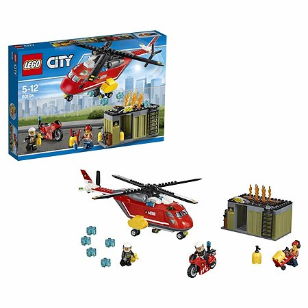 Конструктор LEGO City Fire Пожарная команда быстрого реагирования (60108)