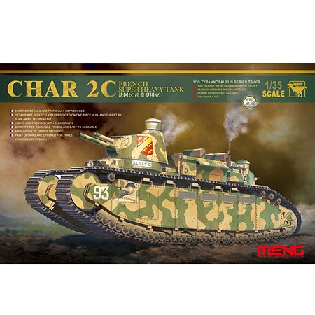 Сборная модель MENG TS-009 танк Char 2C 1/35