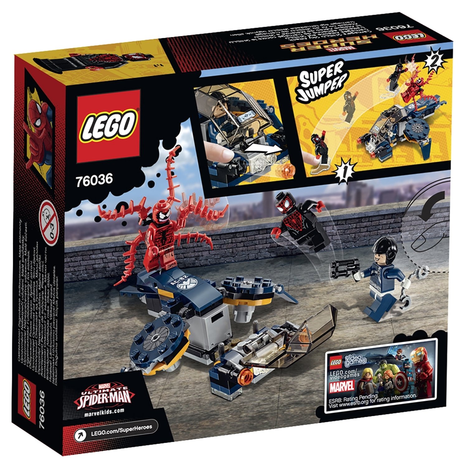 Конструктор LEGO Super Heroes Воздушная атака Карнажа (76036) - фото 3