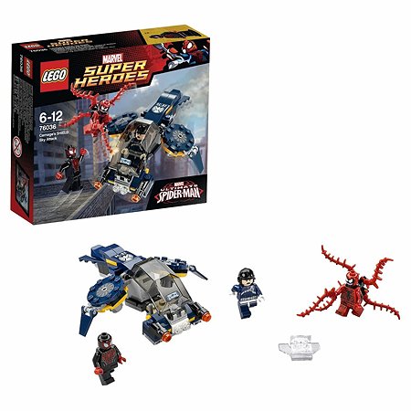 Конструктор LEGO Super Heroes Воздушная атака Карнажа (76036)