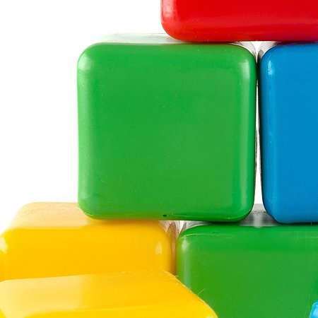 Кубики Пластмастер цветные 10шт 14001 - фото 6