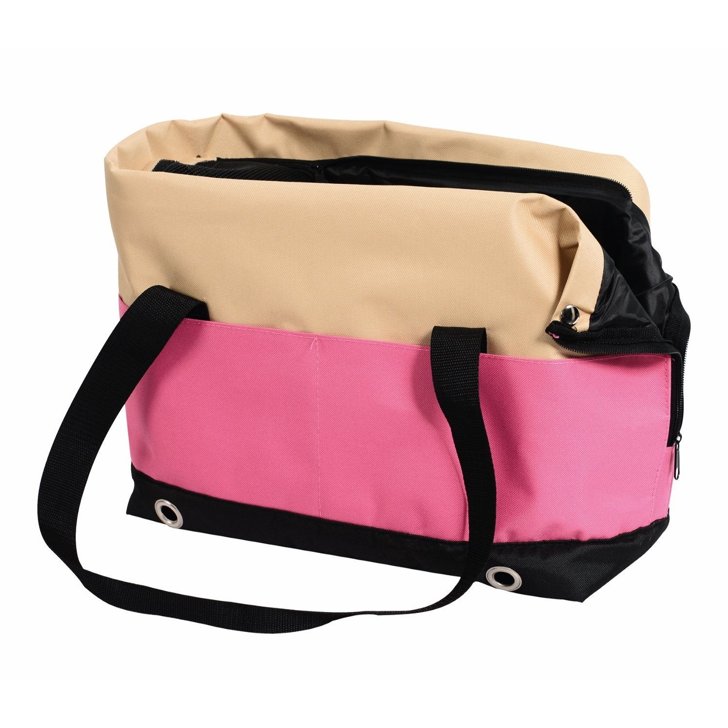 Переноска-сумка Nobby Salta малая Бежевая-Розовая - фото 1