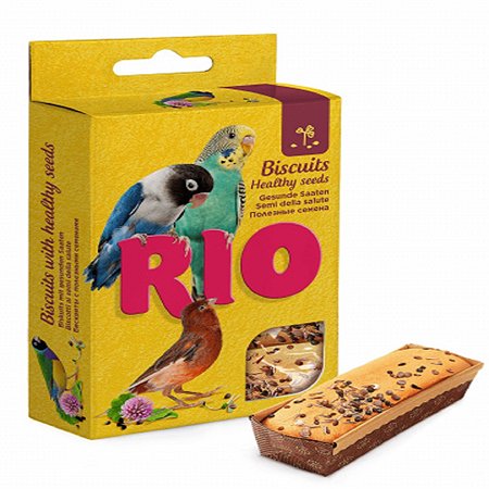 Бисквиты для птиц RIO с полезными семенами 5*7г