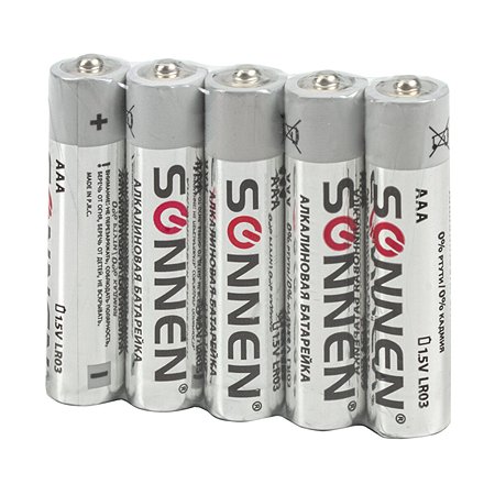 Батарейки алкалиновые Sonnen АА щелочные пальчиковые LR6+LR03 - фото 5
