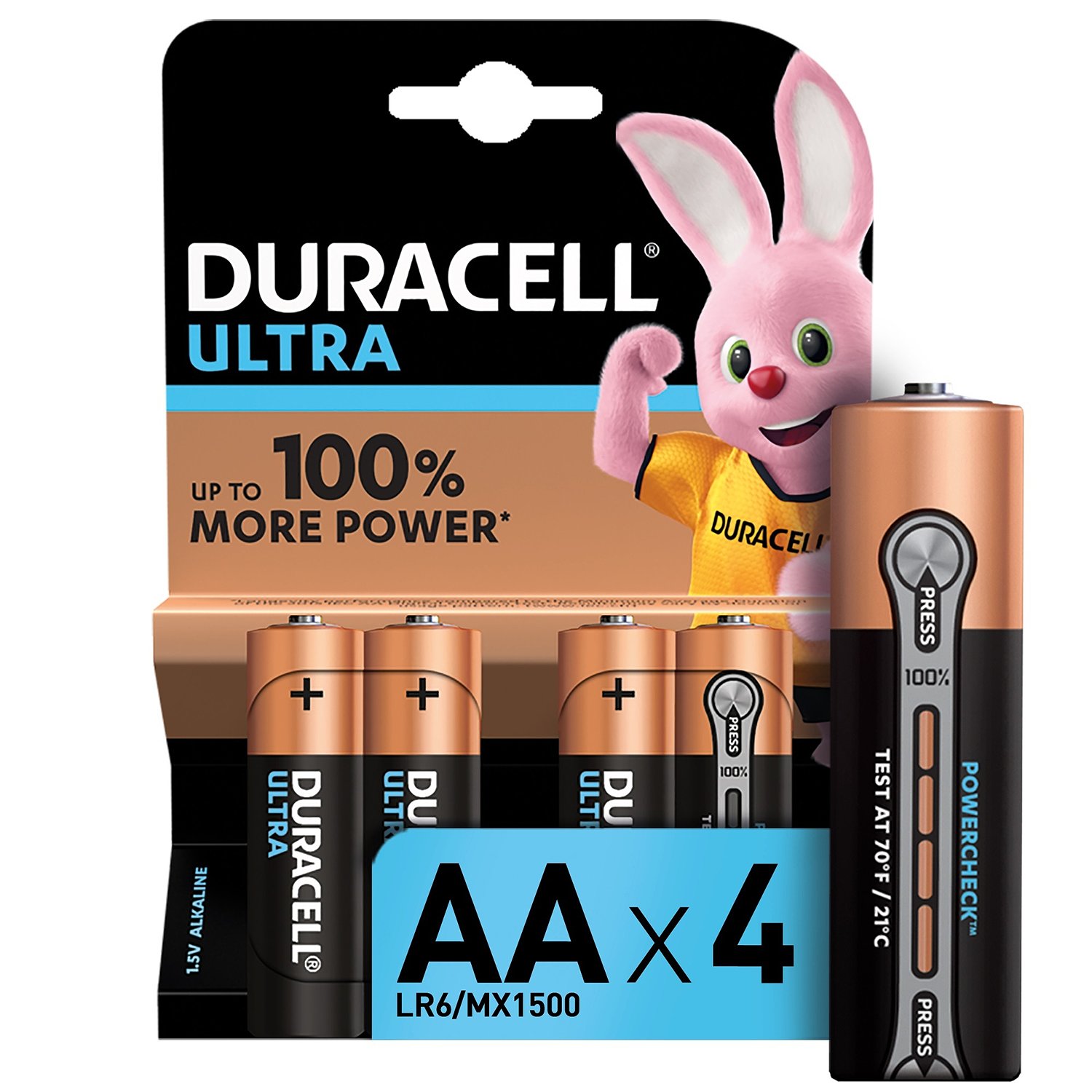 Батарейки Duracell Ultra AA/LR6 4шт - фото 1