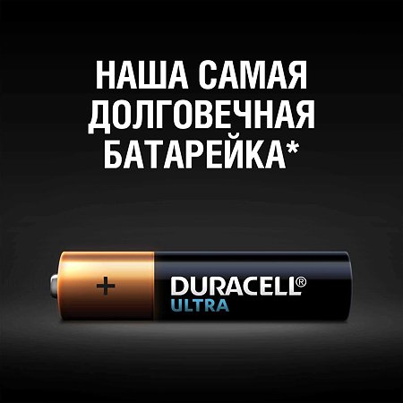 Батарейки Duracell Ultra AAA/LR03 4шт - фото 4