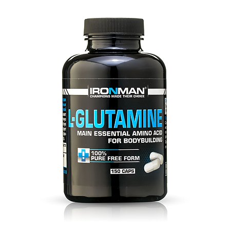 Аминокислота IronMan L-Глютамин 150 капсул