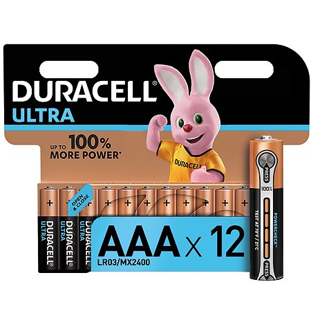 Батарейки Duracell Ultra AA/LR6 12шт