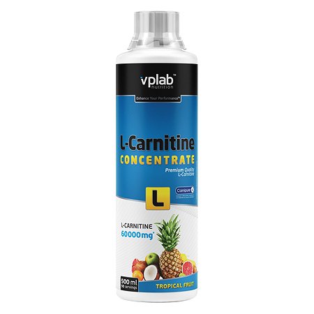 Специализированный пищевой продукт VPLAB L-Карнитин Концентрат тропические фрукты 500мл
