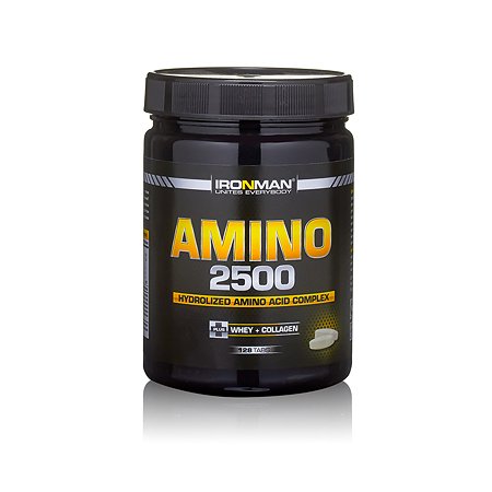 Белковый продукт IronMan Amino 2500 128 таблеток